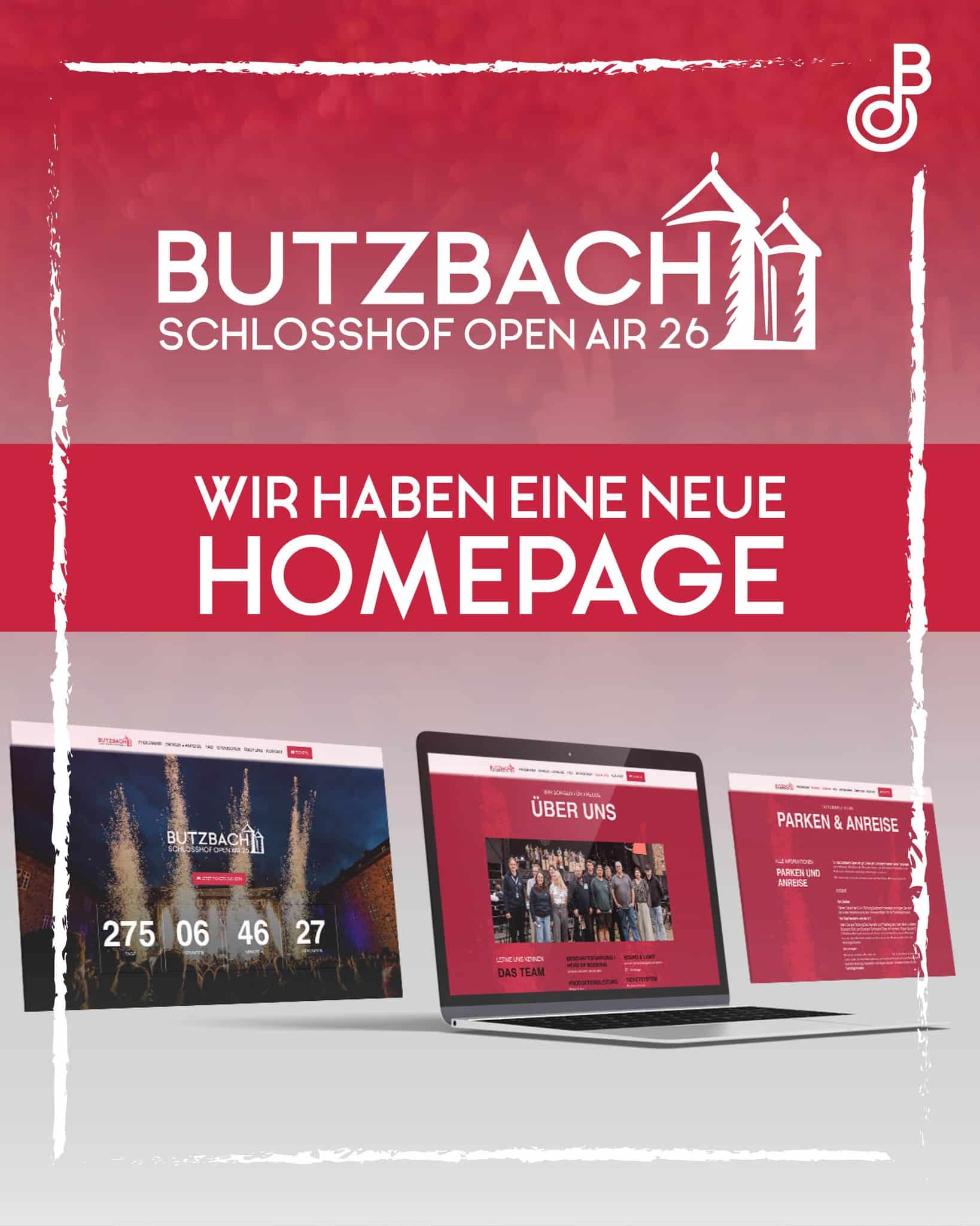 🌐✨ 𝐖𝐢𝐫 𝐬𝐢𝐧𝐝 𝐨𝐧𝐥𝐢𝐧𝐞 – 𝐢𝐧 𝐧𝐞𝐮𝐞𝐦 𝐆𝐥𝐚𝐧𝐳! ✨🌐
Das Butzbach Schlosshof Open Air hat eine neue Homepage! 🎉
Ab sofort findet ihr alle Infos rund ums Festival, Line-up, Tickets und vieles mehr übersichtlich aufbereitet.
👉 𝐒𝐜𝐡𝐚𝐮𝐭 𝐝𝐢𝐫𝐞𝐤𝐭 𝐯𝐨𝐫𝐛𝐞𝐢: 𝐡𝐭𝐭𝐩𝐬://𝐛𝐮𝐭𝐳𝐛𝐚𝐜𝐡-𝐨𝐩𝐞𝐧𝐚𝐢𝐫.𝐝𝐞
#ButzbachOpenAir
